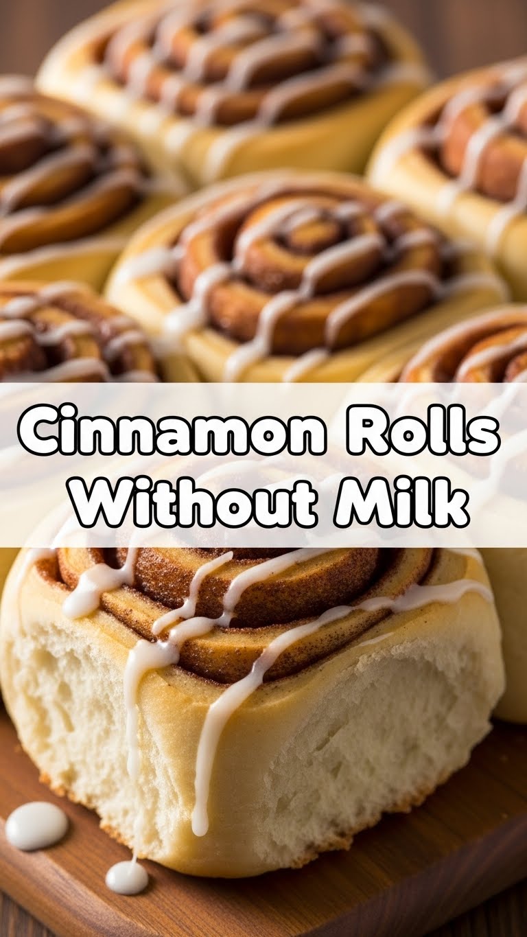 Cinnamon Rolls Without Milk