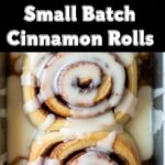 Small Bath Cinnamon Rolls