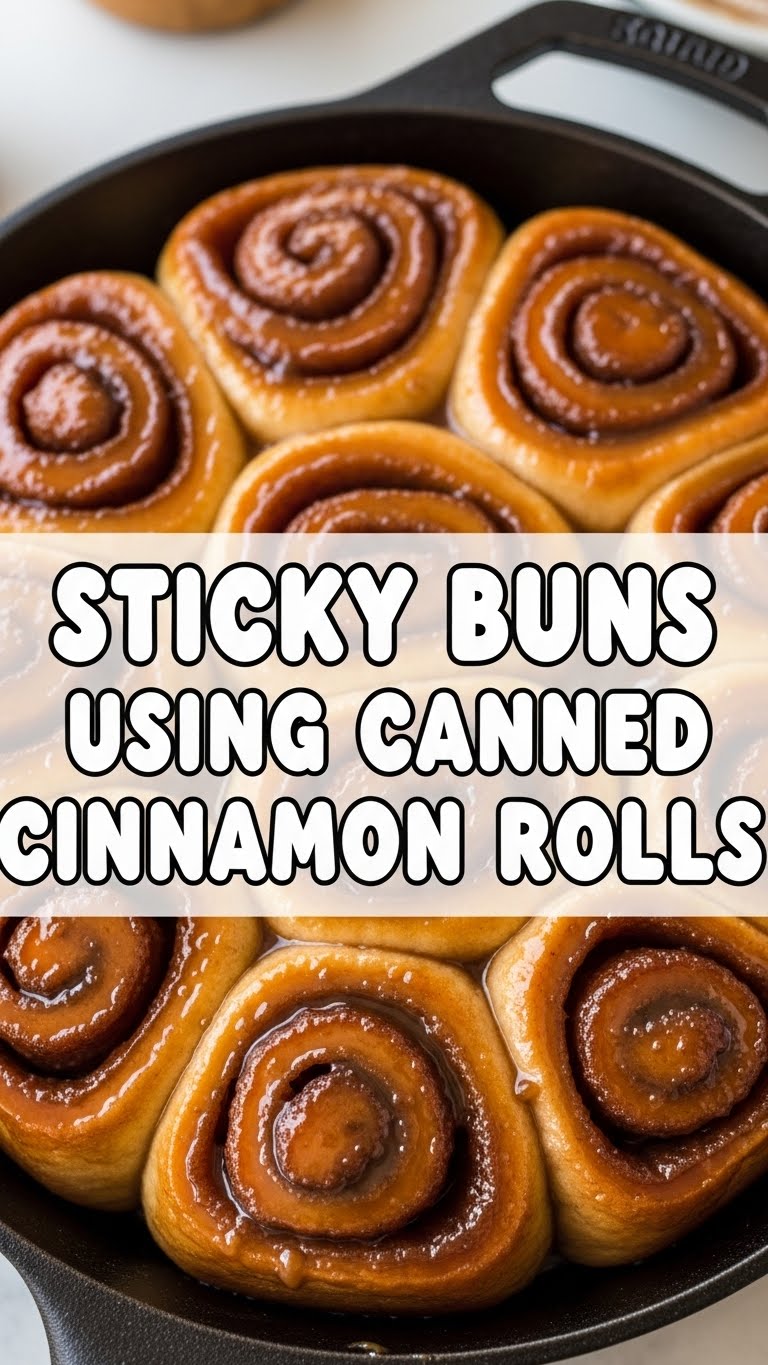 Sticky Buns Using Canned Cinnamon Rolls