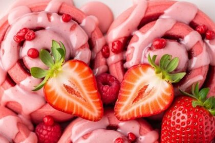 Strawberry Cinnamon Rolls Easy