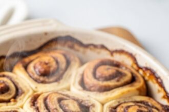 Dump Cake With Cinnamon Rolls