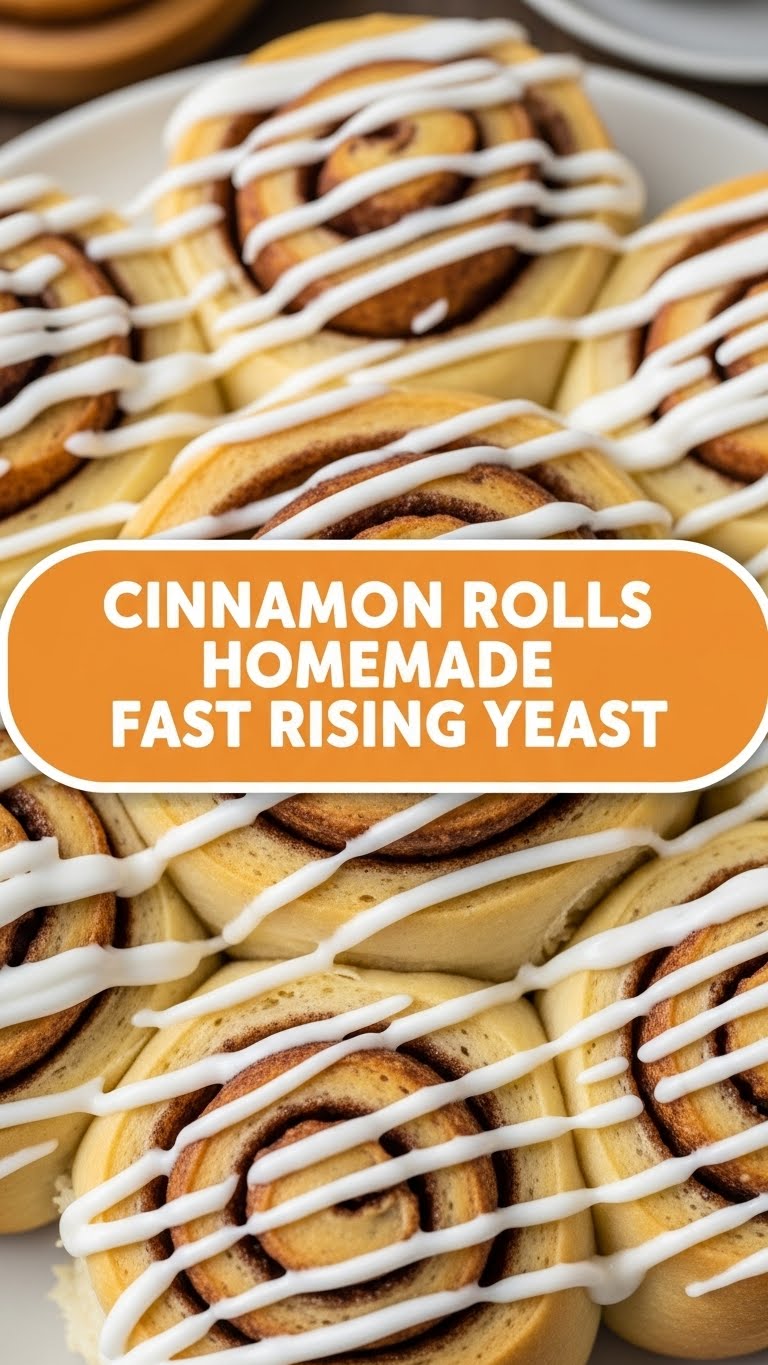 Cinnamon Rolls Homemade Fast Rising Yeast