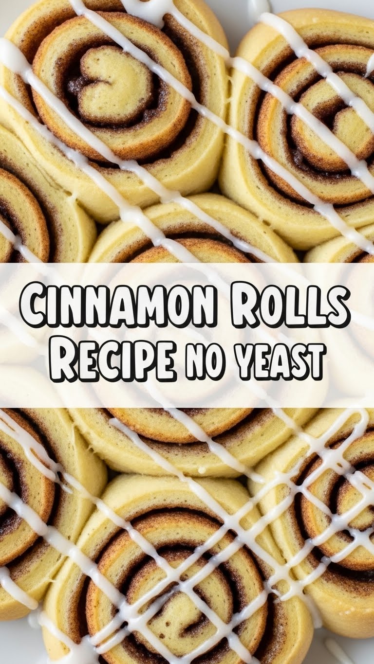 Cinnamon Rolls Recipe No Yeast
