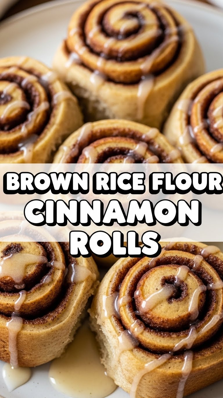 Brown Rice Flour Cinnamon Rolls