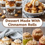Dessert Made With Cinnamon Rolls