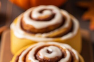 Pumpkin Spice Cinnamon Rolls Vegan