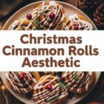 Christmas Cinnamon Rolls Aesthetic