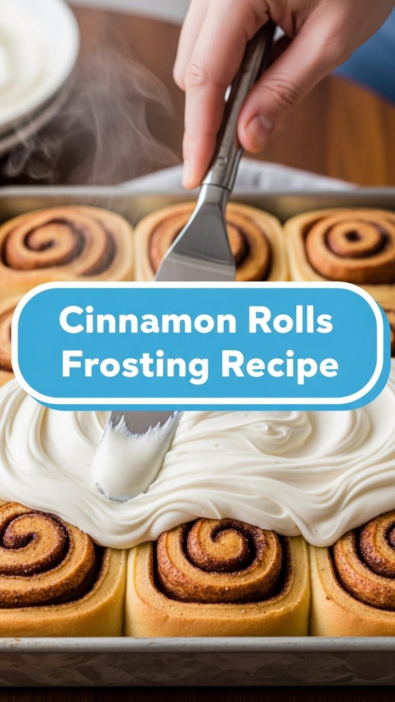 Cinnamon Rolls Frosting Recipe