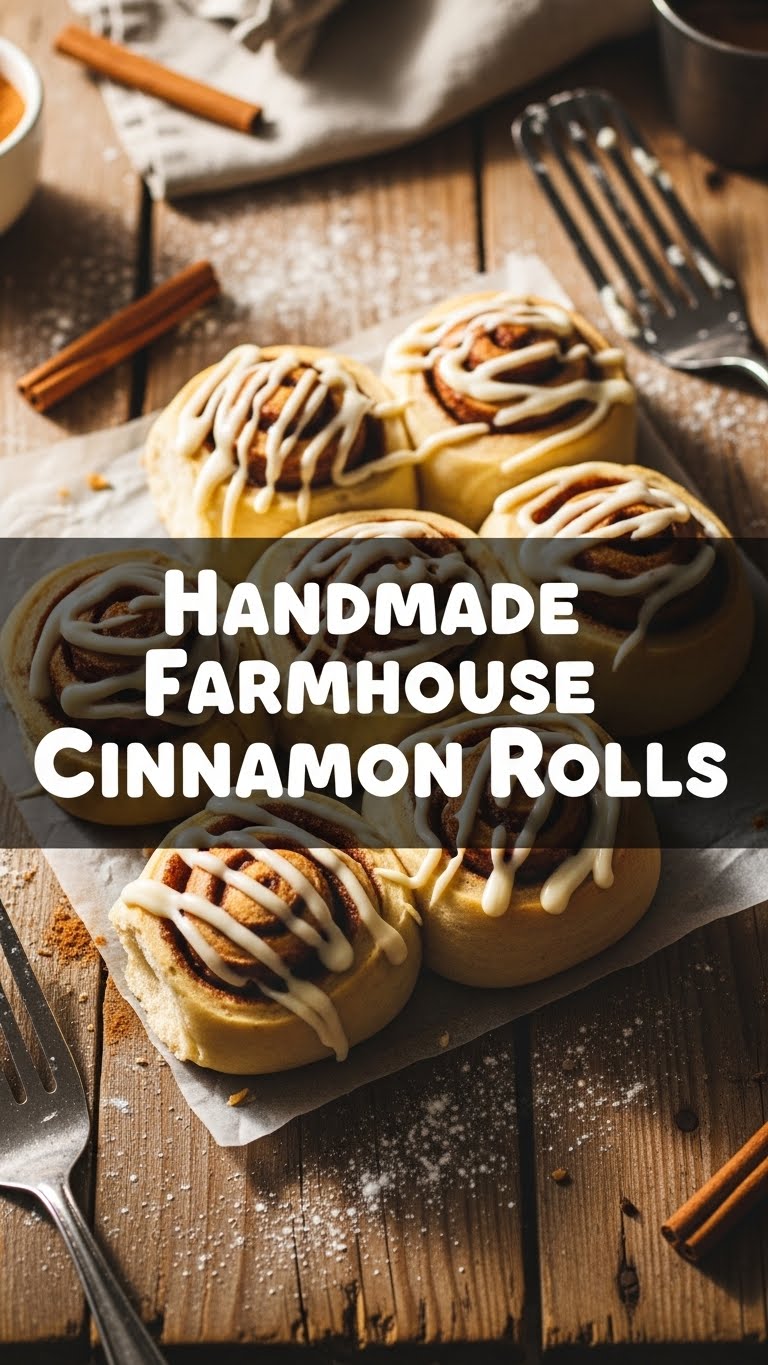 Handmade Farmhouse Cinnamon Rolls