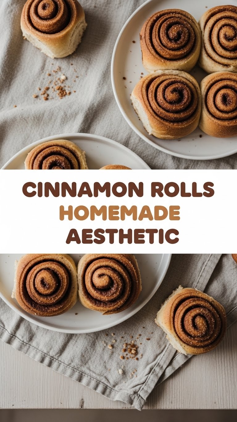 Cinnamon Rolls Homemade Aesthetic