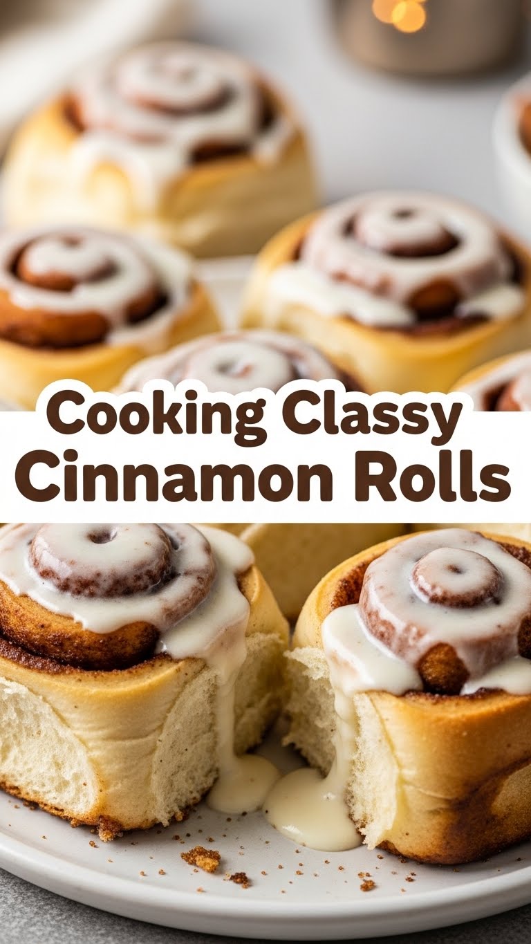 Cooking Classy Cinnamon Rolls