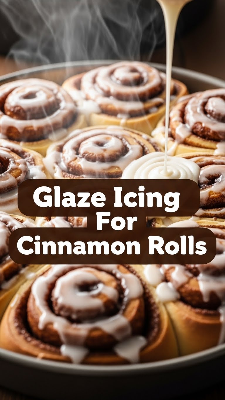 Glaze Icing For Cinnamon Rolls