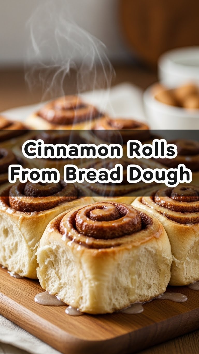Cinnamon Rolls From Bread Dough