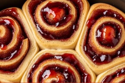 Pie Filling And Cinnamon Rolls