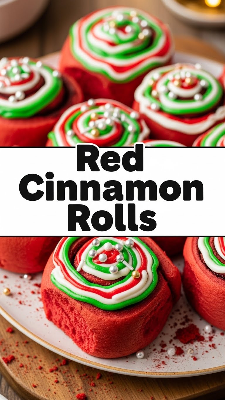 Red Cinnamon Rolls