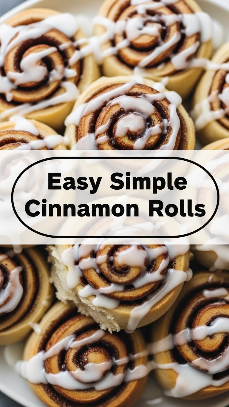 Easy Simple Cinnamon Rolls