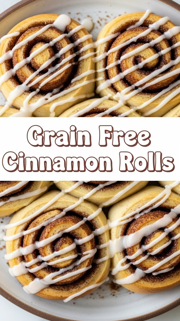 Grain Free Cinnamon Rolls