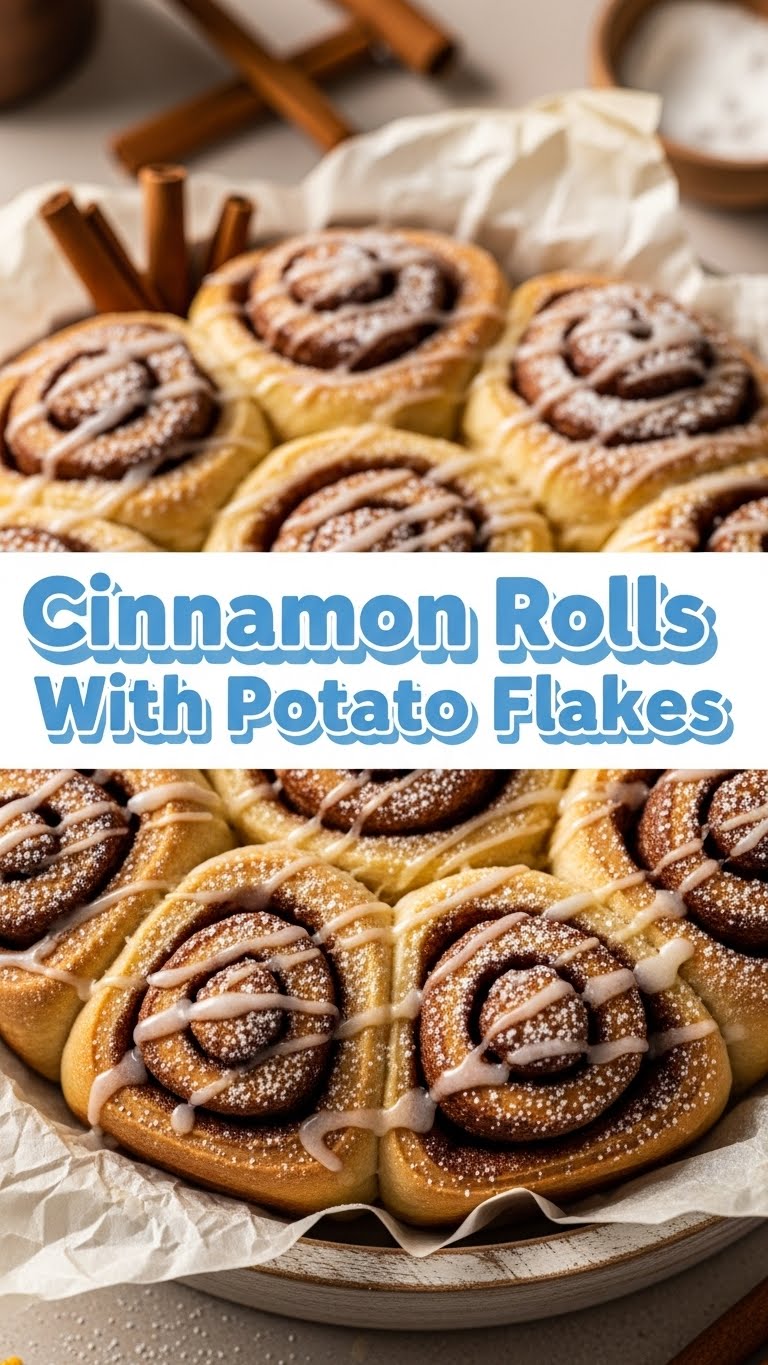 Cinnamon Rolls With Potato Flakes
