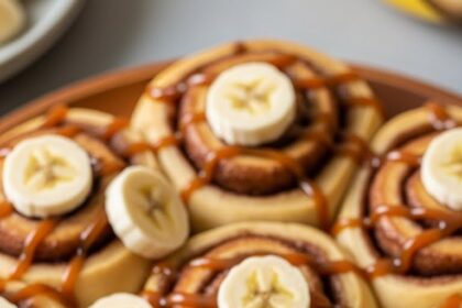 Cinnamon Rolls With Bananas