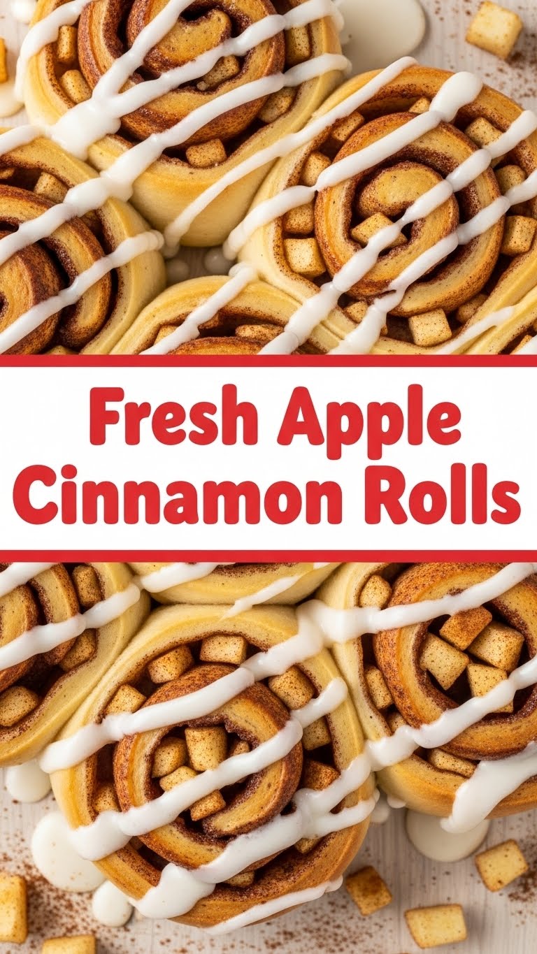 Fresh Apple Cinnamon Rolls