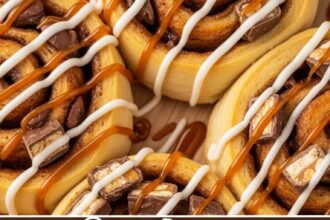 Snickers Cinnamon Rolls