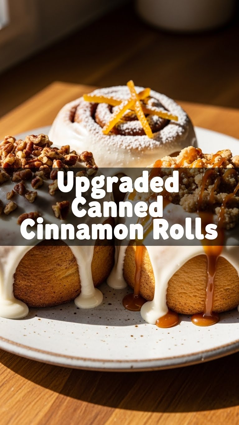 Upgraded Canned Cinnamon Rolls
