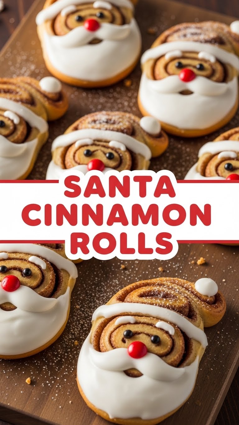 Santa Cinnamon Rolls