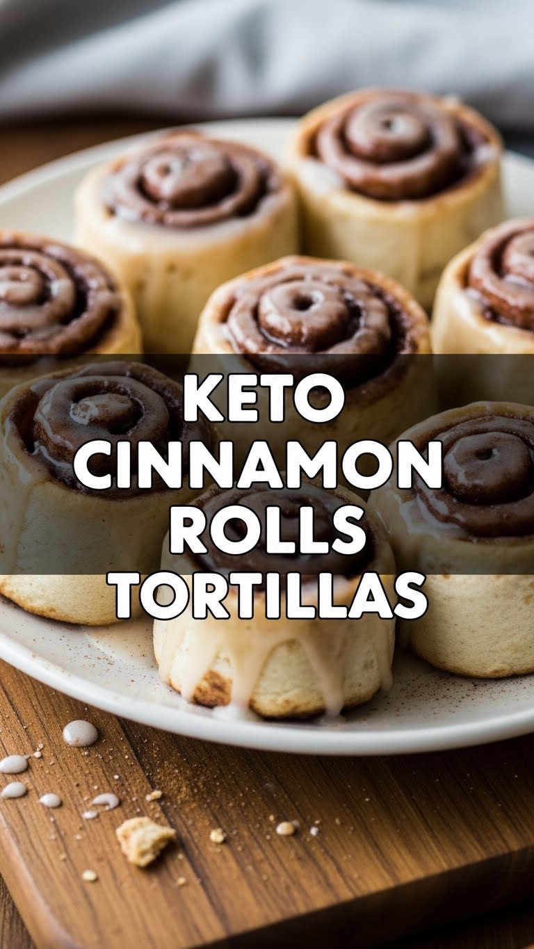 Keto Cinnamon Rolls Tortillas
