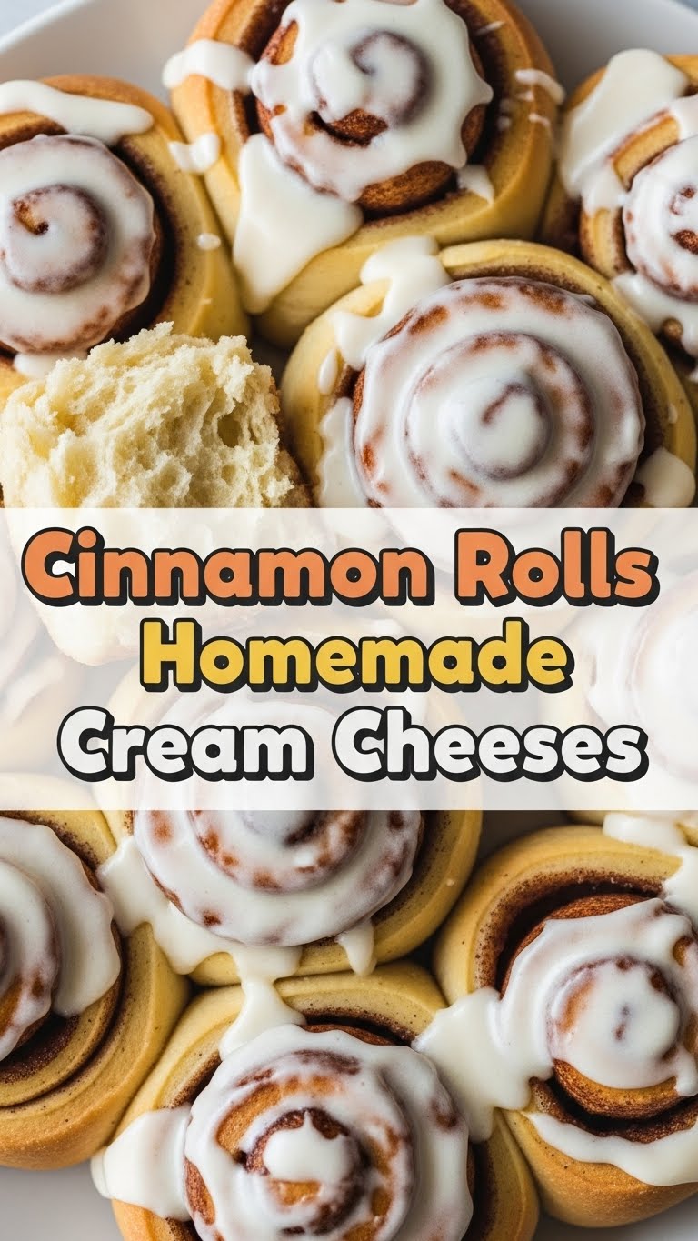 Cinnamon Rolls Homemade Cream Cheeses