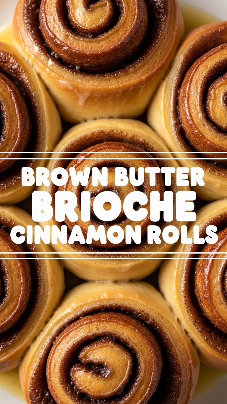 Brown Butter Brioche Cinnamon Rolls