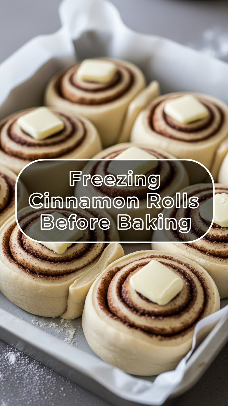 Freezing Cinnamon Rolls Before Baking