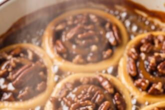 Caramel Pecan Cinnamon Rolls Homemade