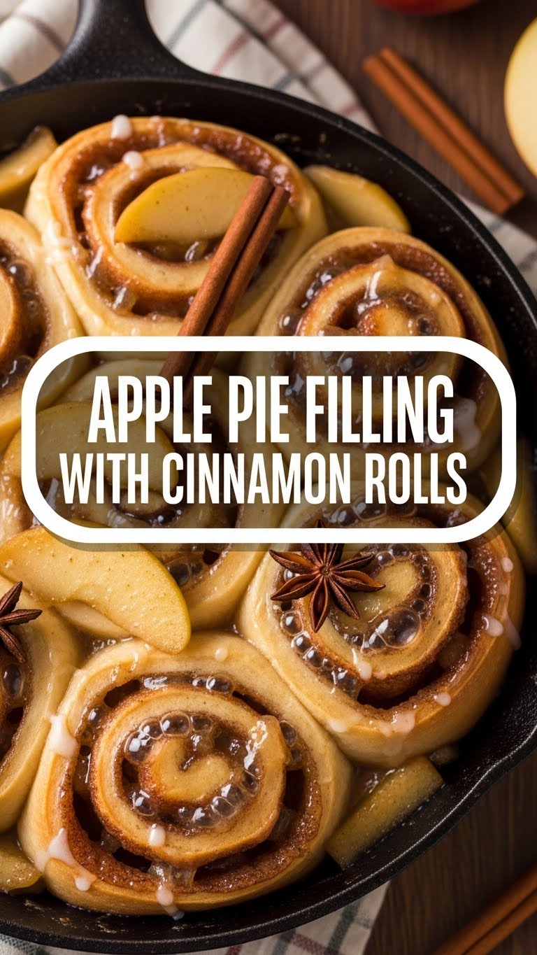 Apple Pie Filling With Cinnamon Rolls
