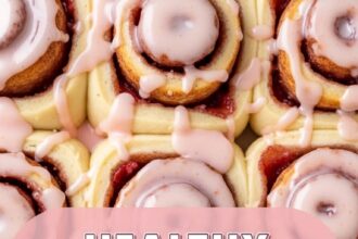 Healthy Strawberry Cinnamon Rolls