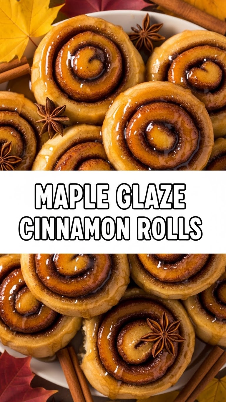 Maple Glaze Cinnamon Rolls