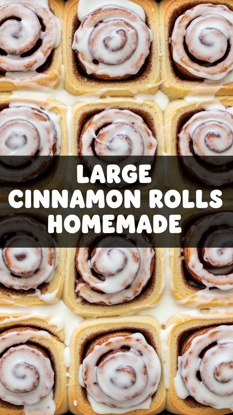 Large Cinnamon Rolls Homemade