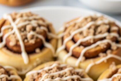 Streusel Cinnamon Rolls