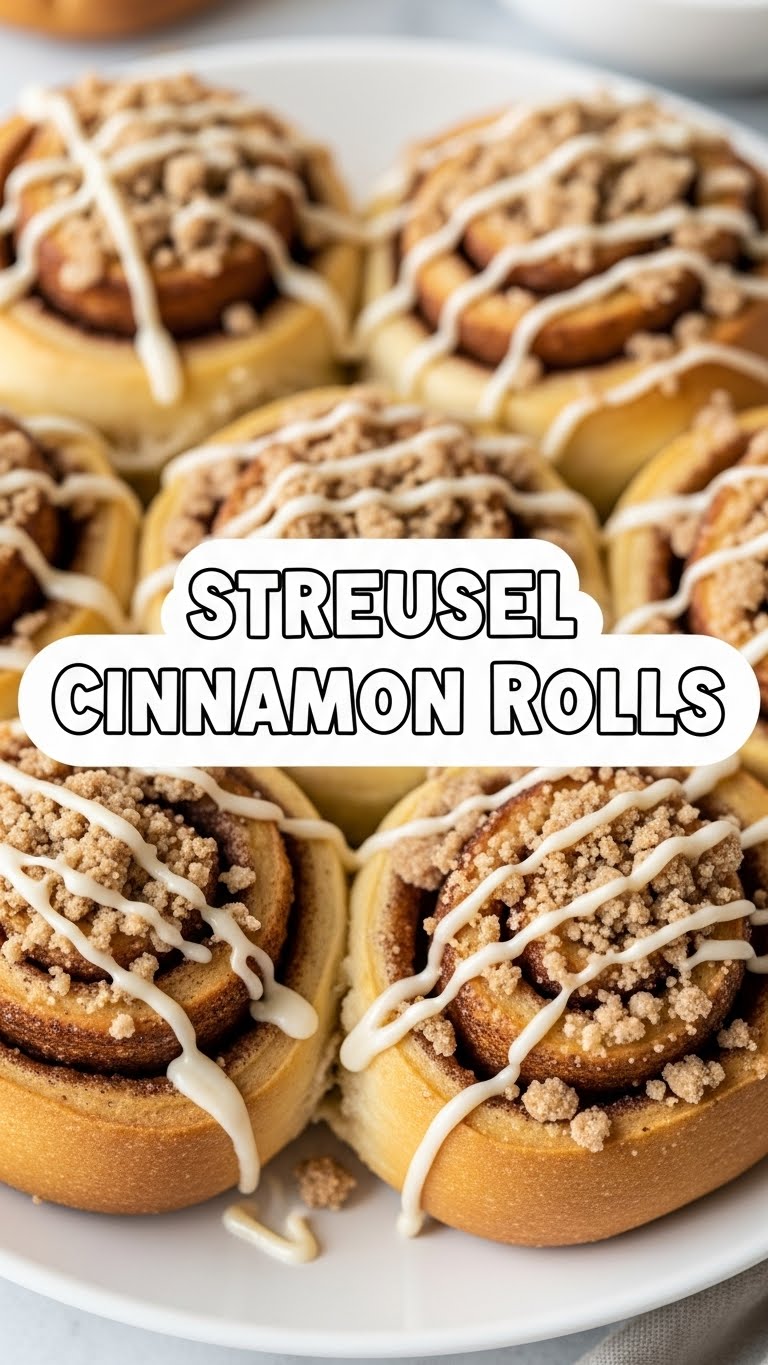 Streusel Cinnamon Rolls