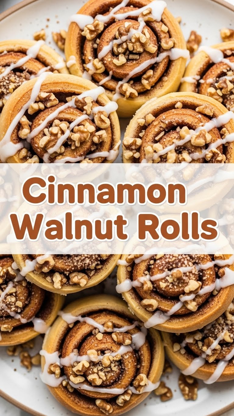 Cinnamon Walnut Rolls
