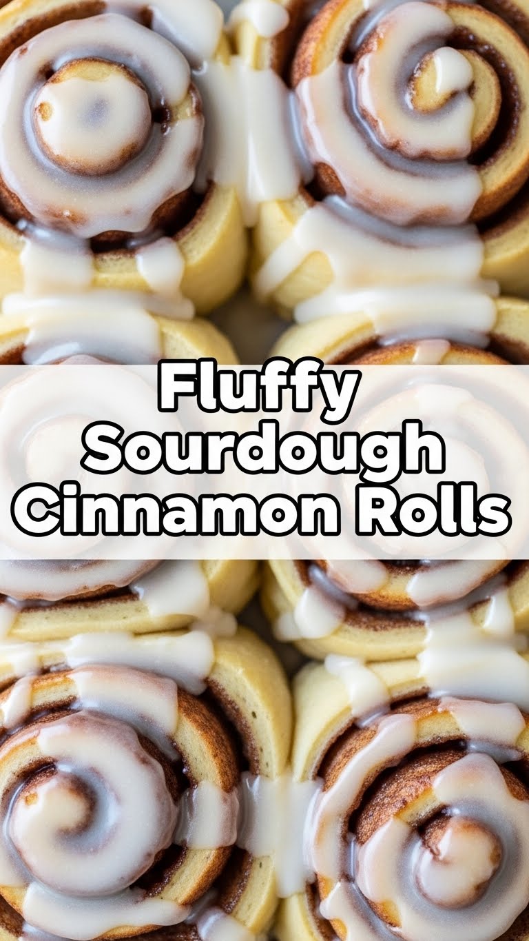 Fluffy Sourdough Cinnamon Rolls