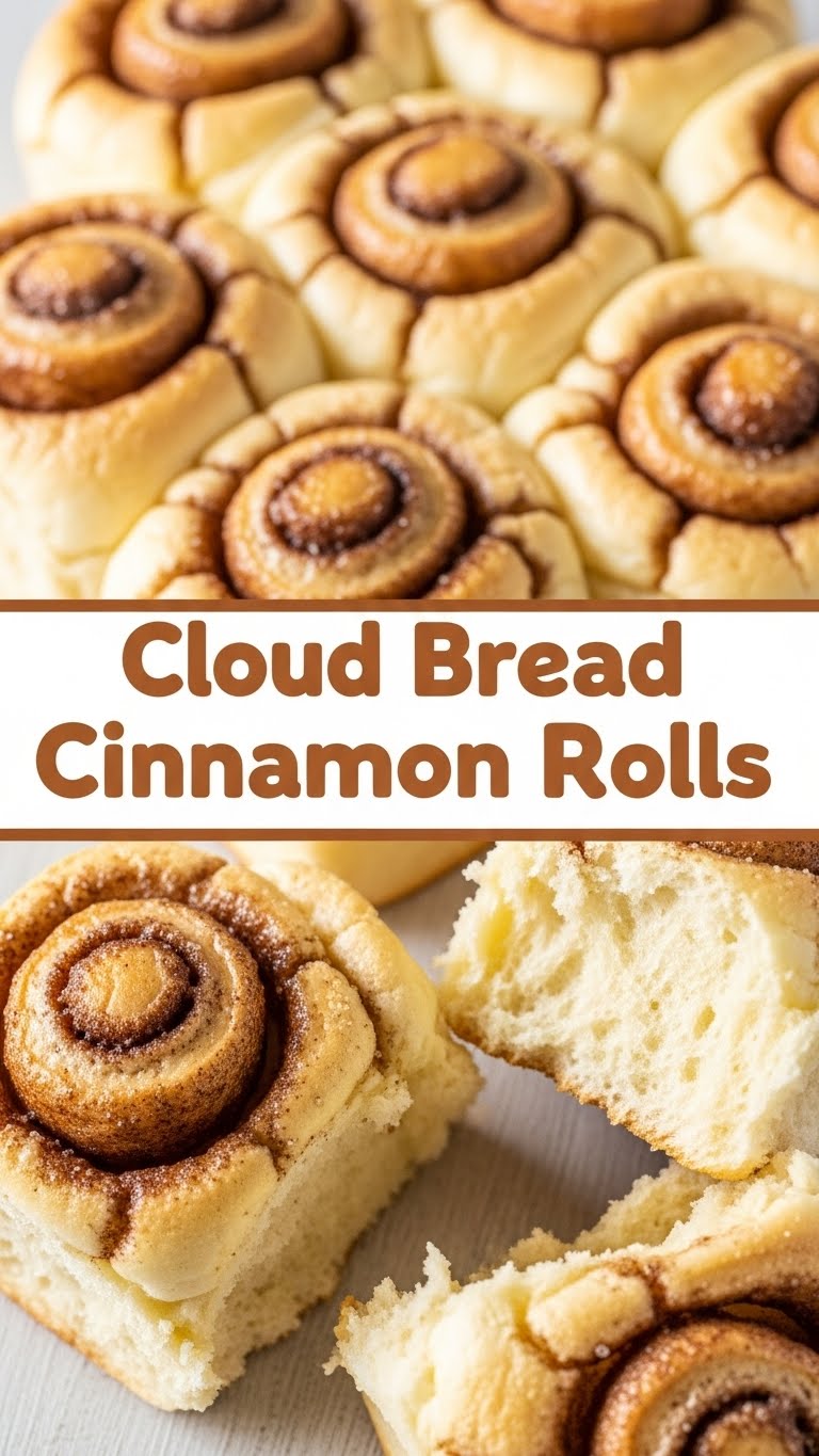 Cloud Bread Cinnamon Rolls