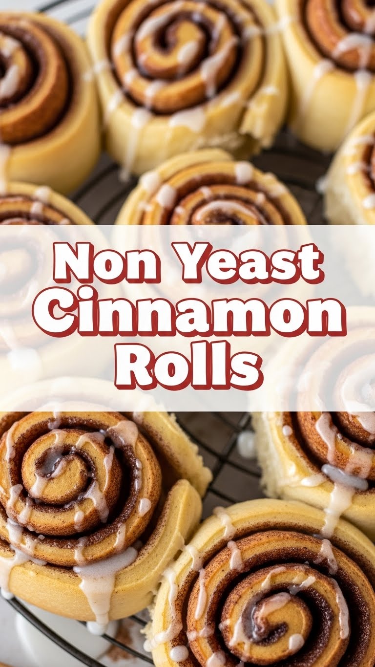 Non Yeast Cinnamon Rolls