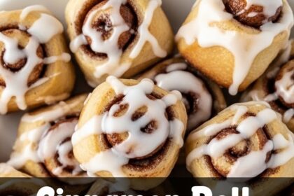 Cinnamon Roll Bites With Canned Cinnamon Rolls