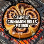 Campfire Cinnamon Rolls Pie Iron