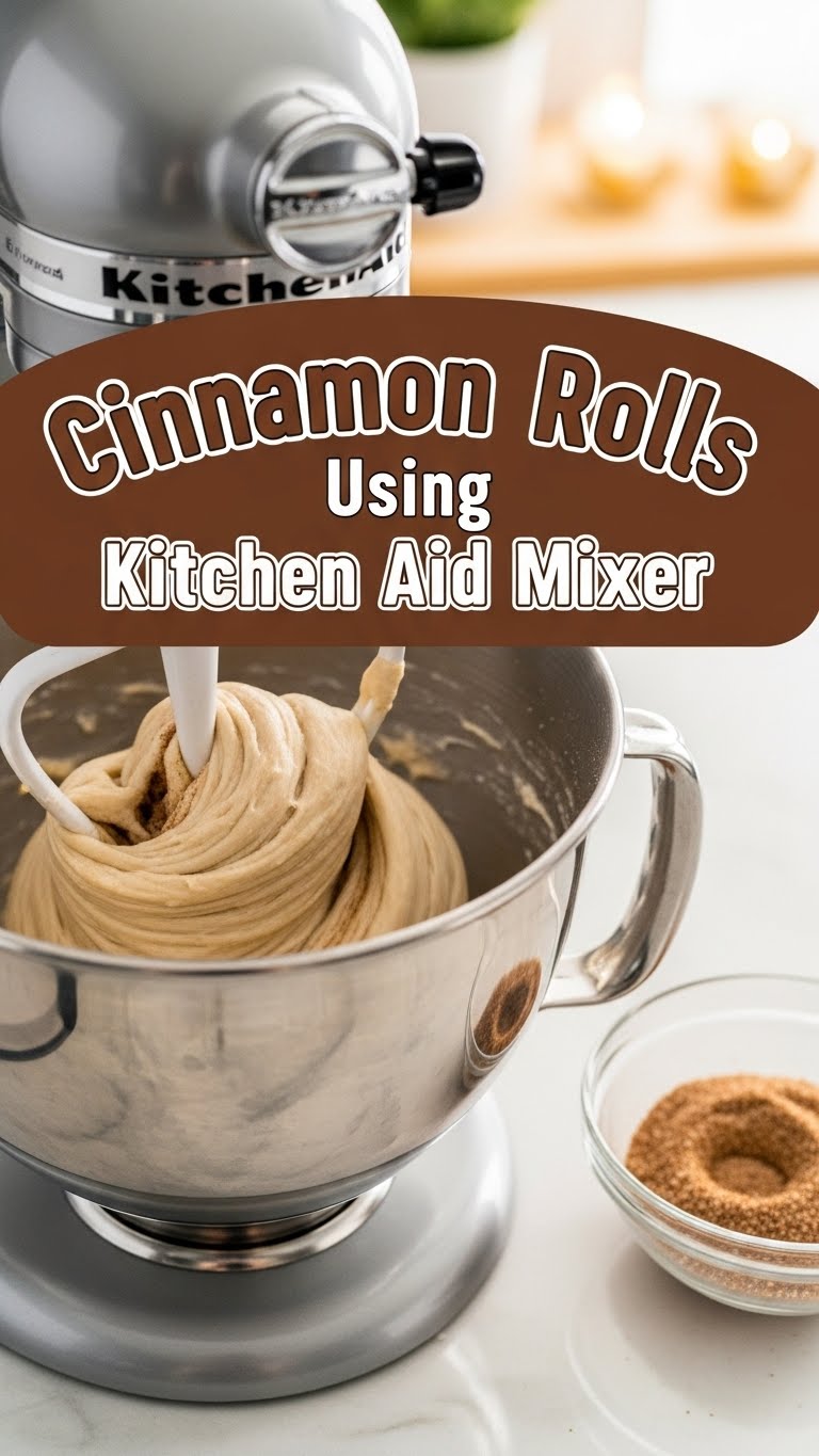 Cinnamon Rolls Using Kitchen Aid Mixer