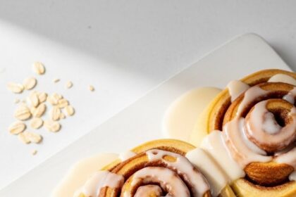 No Yeast Cinnamon Rolls