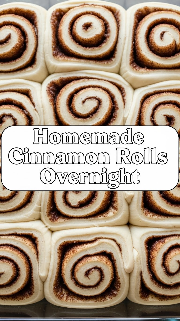 Homemade Cinnamon Rolls Overnight