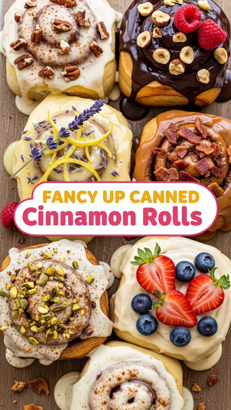 Fancy Up Canned Cinnamon Rolls