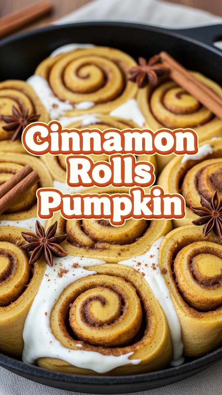 Cinnamon Rolls Pumpkin