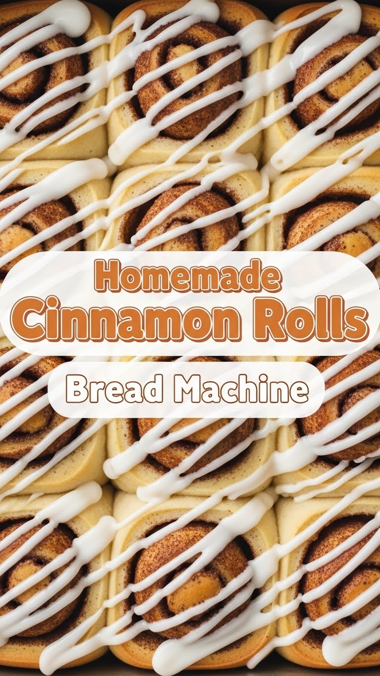 Homemade Cinnamon Rolls Bread Machine